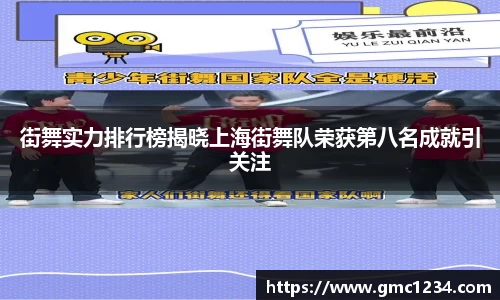 街舞实力排行榜揭晓上海街舞队荣获第八名成就引关注